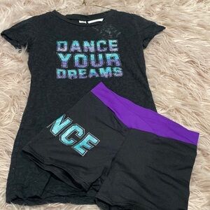 Girls dance‎ wear sz large euc